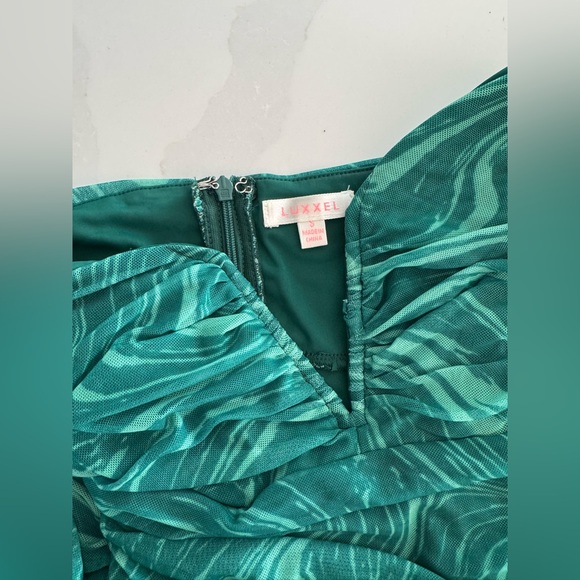 Vici | Keep Groovin' Along Sheer Sleeve Mesh Mini Dress | Sz S - Picture 5 of 8